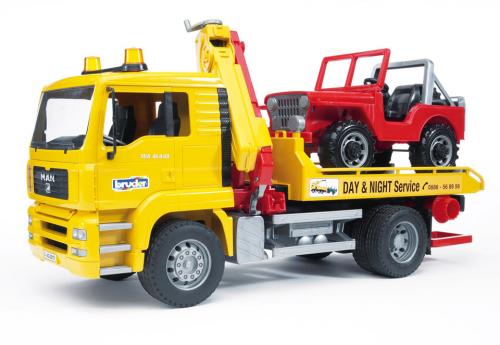 Bruder 02750 - MAN TGA Abschleppwagen LKW