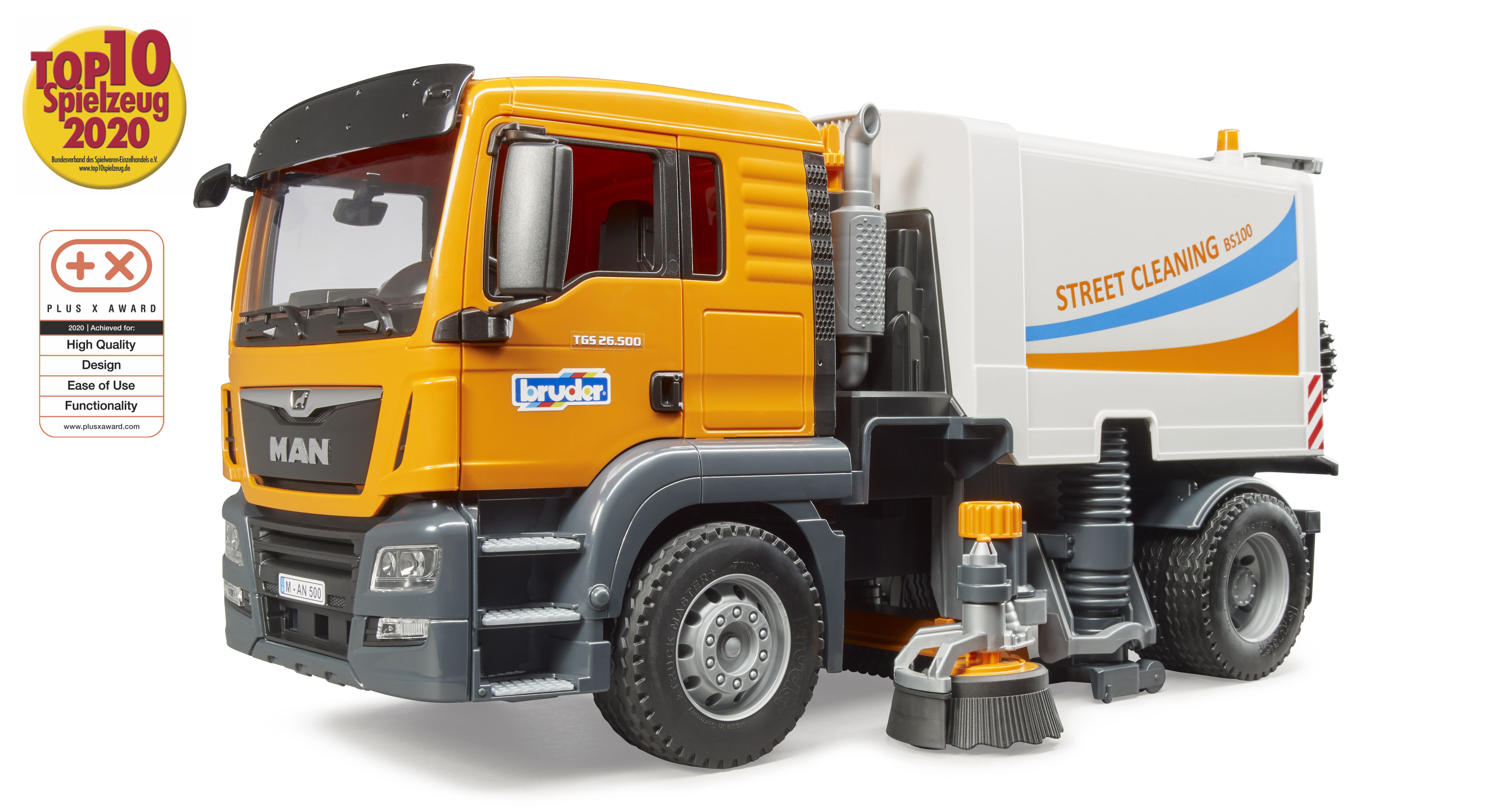 Bruder 03780 - MAN TGS LKW Straßenreinigung