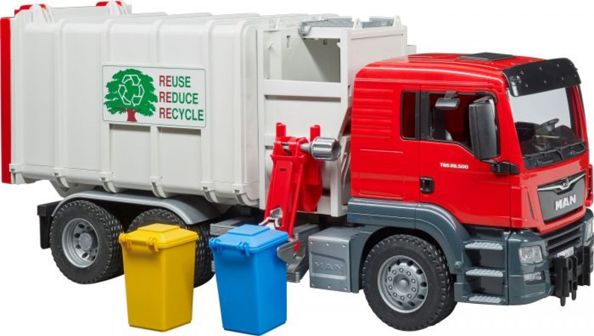 Bruder 03761 - MAN TGS Seitenlader Müll-LKW Bruder 03761 - MAN TGS Seitenlader Müll-LKW