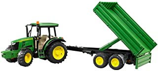 Bruder 02108 - John Deere mit Bordwandhänger Bruder 02108 - John Deere mit Bordwandhänger