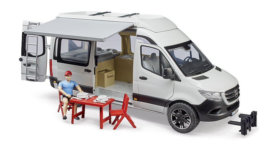 Bruder 02672 - MB Sprinter Camper mit Fahrer Bruder 02672 - MB Sprinter Camper mit Fahrer