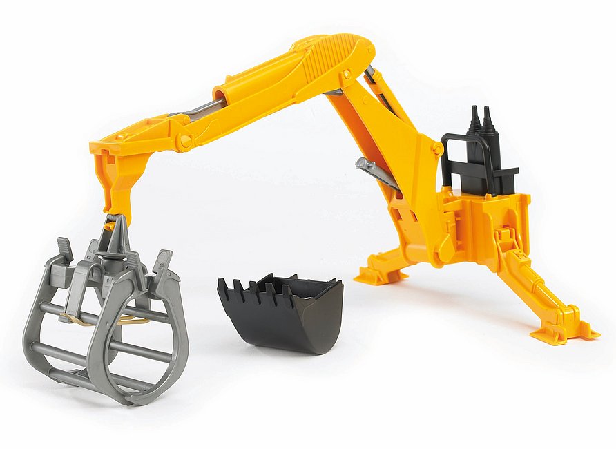 Bruder 02338 - Heckbagger mit Greifer Bruder 02338 - Heckbagger mit Greifer