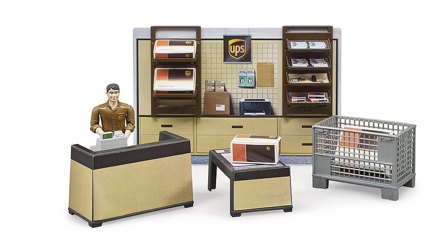 Bruder 62250 - bworld UPS Paketshop Bruder 62250 - bworld UPS Paketshop