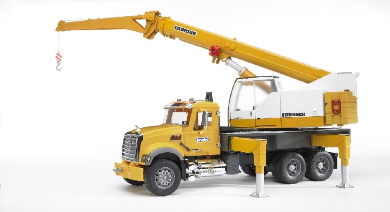 Bruder 02818 - Mack Granite Liebherr Kran LKW